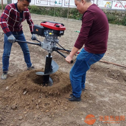 西安树木施肥挖坑机便携式立柱汽油挖坑机